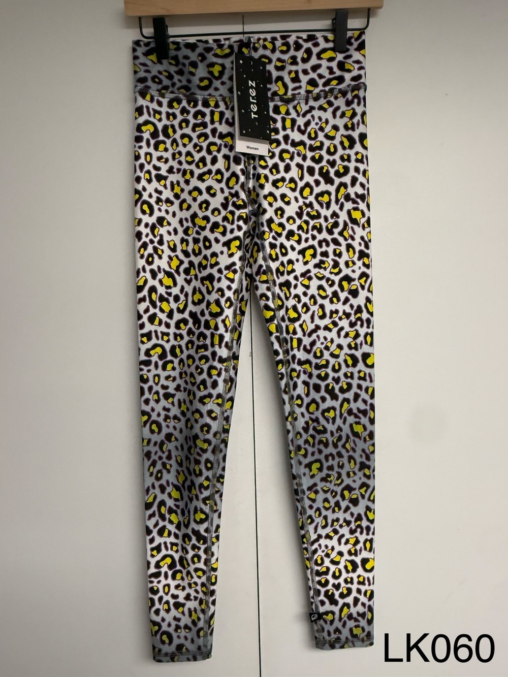 NWT Terez Leopard Print Tall Band Leggings Size Small Made in NYC